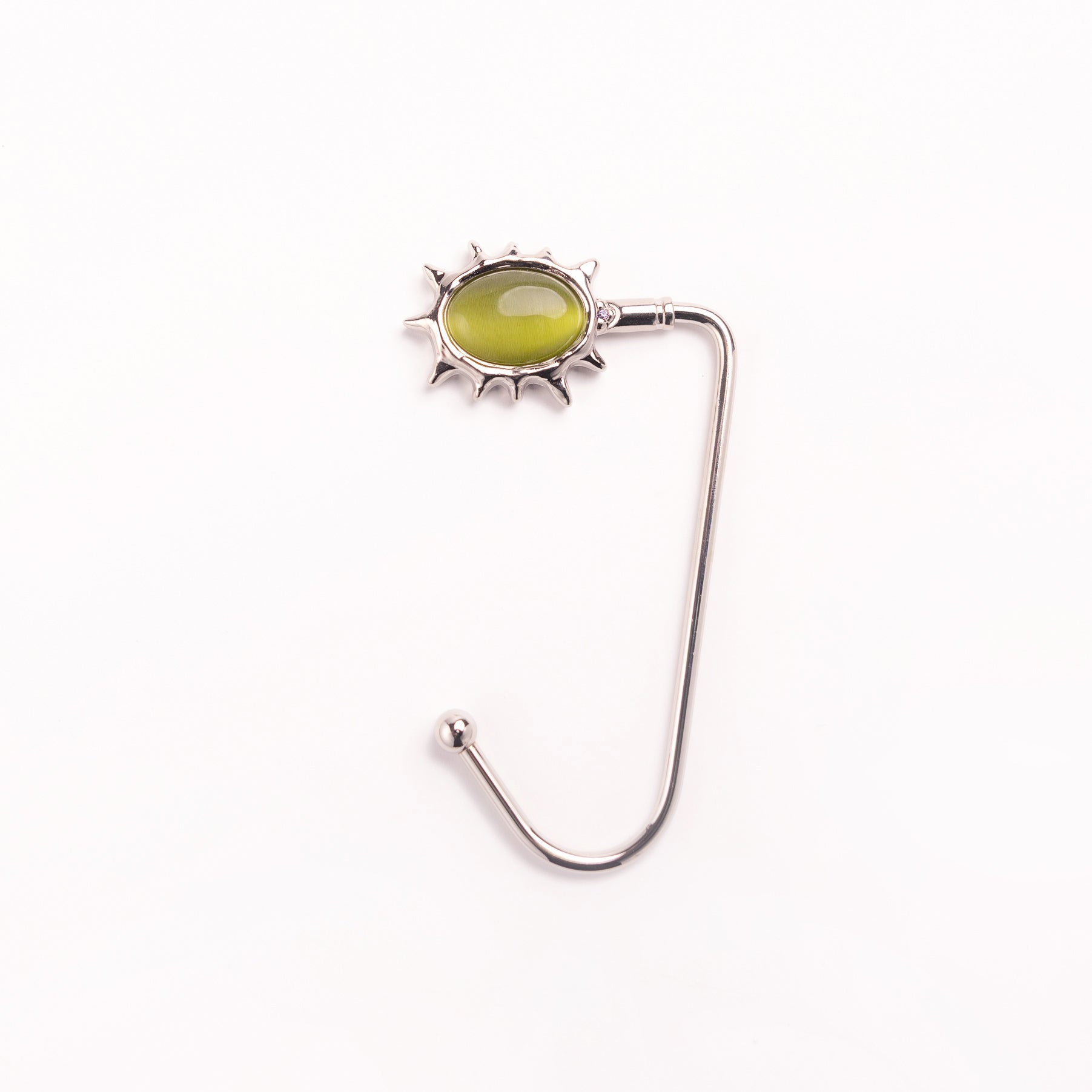 Espresso Brown Purse Hook | Sculptural Handbag Table Hook