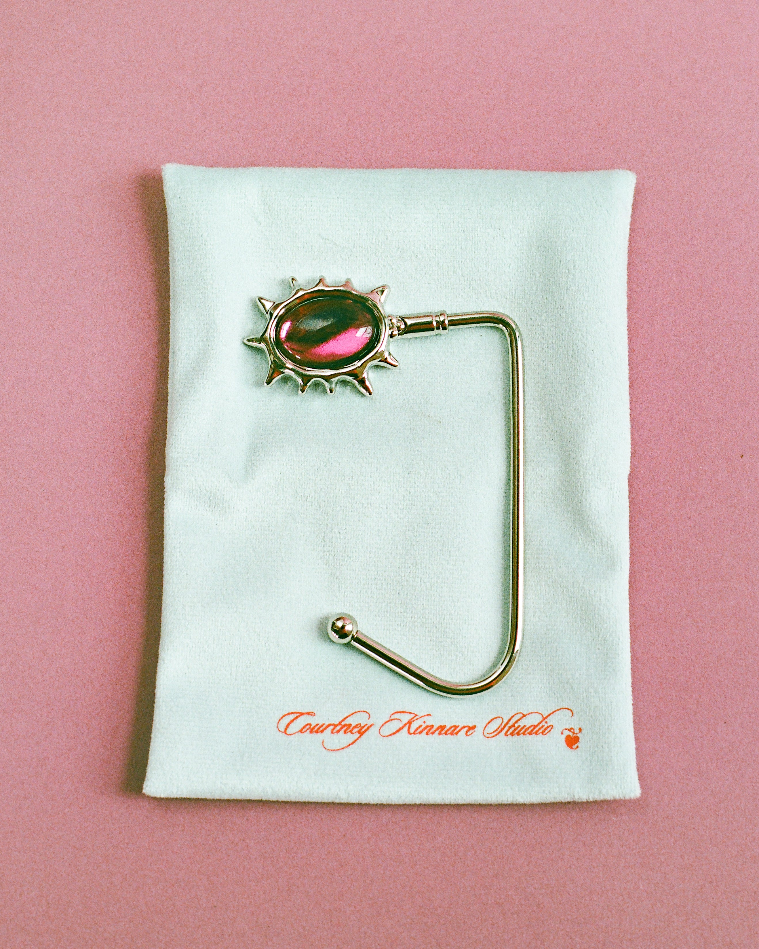 Fuchsia Purse Hook